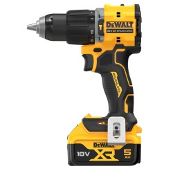 TRAPANO AVVITATORE PERCUSSIONE 18V 74Nm BL 2x5Ah DEWALT DCD799P2T