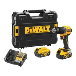 TRAPANO AVVITATORE PERCUSSIONE 18V 74Nm BL 2x5Ah DEWALT DCD799P2T