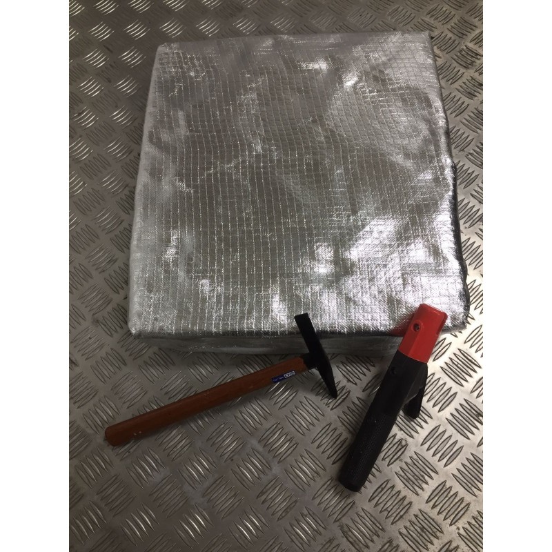 CUSCINO TESSUTO VETRO/ALLUMINIO PER SALDATORI